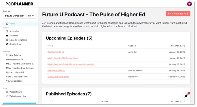 The PodPlanner